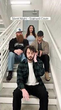“Silent Night” with Amazing Stairwell Acoustics ‪@the.bobbybass‬ ‪@BigBrev‬ ‪@thejadamusic‬