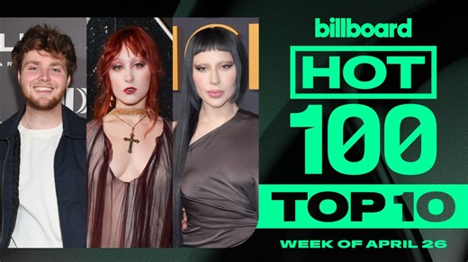 Billboard Hot 100 Top 10 Countdown for April 26,2025 | Billboard News