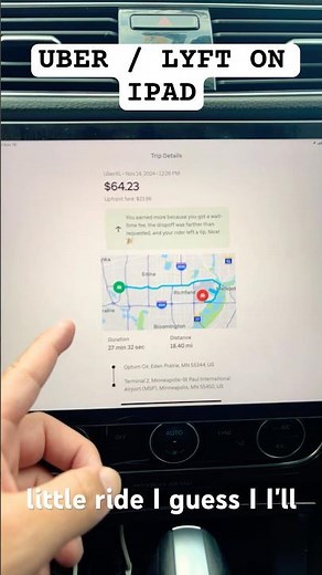 How I use my iPad for Uber and Lyft