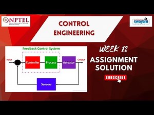 NPTEL Control Engineering Week 12 Assignment Solutions | July–Dec 2025 | NOC25‑EE104 | IIT Madras