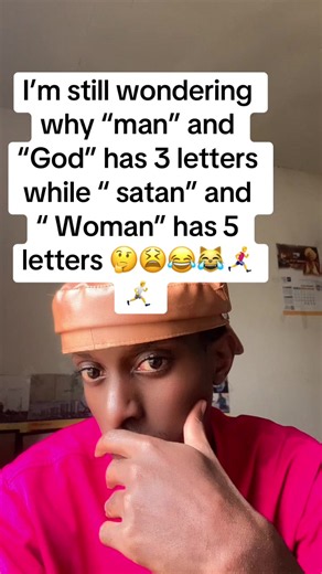 I’m still wondering why man and God has 3 letters #ugandatiktok🇺🇬 #fyp_viral_tiktok Woman has 5 letters