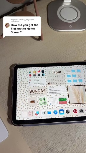 How to Customize Your iPad Mini Home Screen with Widgets and Files
