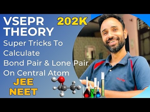Trick to calculate bond pair and lone pair on central atom / chemical bonding
