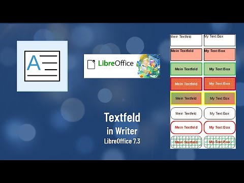 Textfeld in Writer - LibreOffice 7.3 (German/Deutsch)