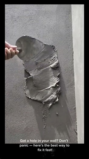 Fix It Fast! The Right Way to Patch a Cement Wall #constructiontips #architecture #buildingskills
