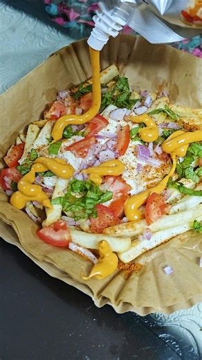 Cheesy Fries 😋 Easy Recipe #fries