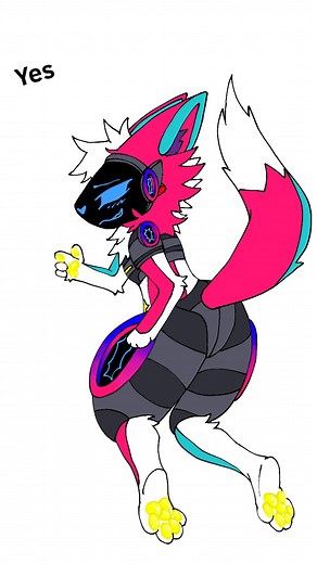 I DID ANIMATION!! >:3!! Hope you guys like it !! He’s a BOYY :3 - - Tags: #furryfandom #protogenfursuit #protogen #furry #furrycommunity