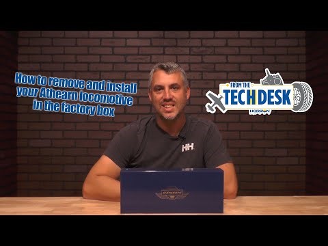 How to remove and install your Athearn locomotive in the factory box