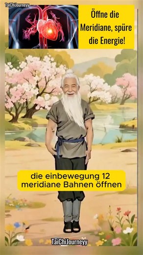 TaiChi Journeyy on Instagram: "Öffne alle 12 Meridianbahnen mit dieser einfachen Übung. Aktiviere deine Energie und fördere die Blutzirkulation. Kombiniere Bewegungen für mehr Vitalität und Gesundheit. Spüre die Veränderung nach nur wenigen Minuten. Starte jetzt und fühle dich besser! . #Meridiane #Energiefluss #Gesundheit #Vitalität #Blutkreislauf #Körperbalance #Wohlbefinden #Energieaktivierung #TaiChi #Bewegung"