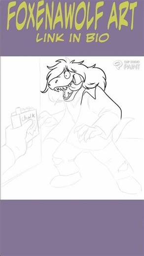 Commission Shorts #fyp #art #animation #furry #timelapse #shorts