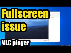 Where are the Close, Minimize, Maximize buttons? (VLC Player, Fullscreen interface, F11)