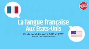 Infographie : la langue française aux États-Unis
