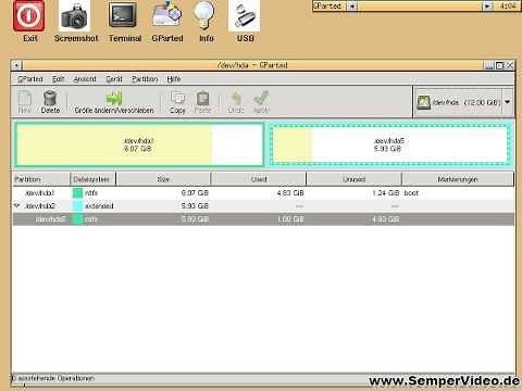 Windows XP repartitionieren