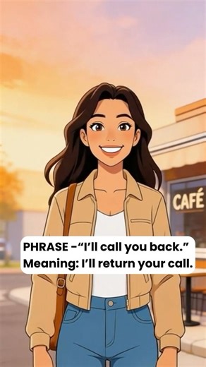 How to Say “I’ll Call You Back” in Daily Conversation | Learn English | Shadow Talk