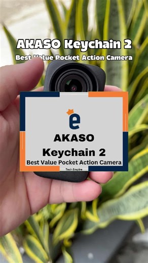 AKASO Keychain 2 - Best Value Pocket Action Camera 🎥✨ 4K30fps Video | 20MP Image | 6 Axis Stabilization | 4x Slow-Motion | Pre-recording ⚡ Power in a Slim Body Compact and lightweight, Keychain 2 is your ultimate adventure sidekick 🏍️🎒. Effortlessly mount it, and you're all set to hit the road and capture your ride 🚴‍♂️🌍. 👆 Tap and Go Designed for users on the go 🏃‍♂️💨, the intuitive, responsive touchscreen 📱 makes switching settings and modes a breeze. 🔍 4K Zoom Clarity Zoom in 🔎 for