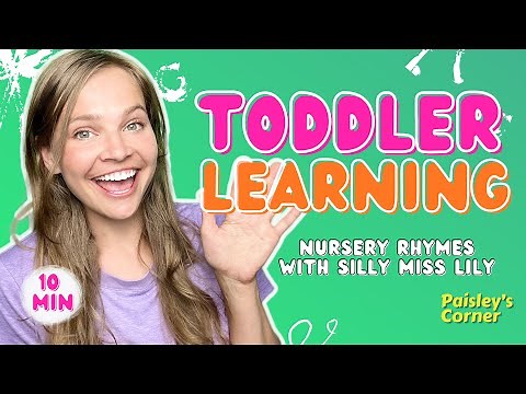 Toddler Learning with Miss Lily | Nursery Rhymes | Learning Videos for Toddlers | For Kids