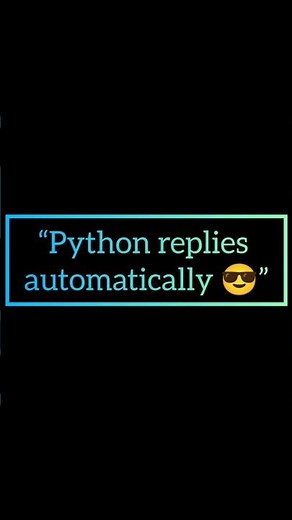 Auto Reply Chatbot in Python | Beginner Friendly Bot Program | Code With RTech #shorts #python #fyp
