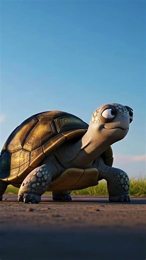 Turtle & Rabbit Race Story | Moral for Kids | AI Story by Mr Jawad | #aistory #ytshorts #cartoon