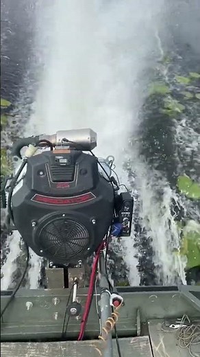 Predator 670 surface drive with Clines exhaust