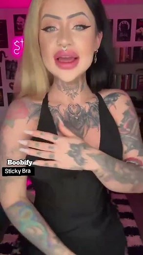 The perfect sticky push pads, push up sticky insert or Push Up Bra hack for Instant Cleavage every