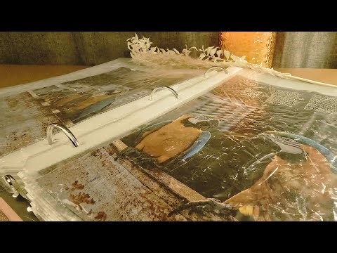 Plastic Wrapped ASMR Page Turning - Sleep, Study & Relaxation - No Talking