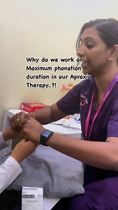 Maximum phonation duration is used in childhood apraxia of speech therapy to improve respiratory-phonatory control, speeech motor coordination and prosody. Children with apraxia often struggle with motor planning and execution of speech leading to consistent articulation and prosodic deficit’s. ✅enhances breath support ✅improve speech motor cordination ✅supports prosody and intonation ✅strengthens vocal stability ✅prepares for longer speech sequences #thespeechclinicdubai#speechtherapy#speechdel