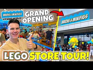 LEGO SHOPPING & STORE TOUR at Bricks & Minifigs Kitchener-Waterloo! Grand Opening VLOG