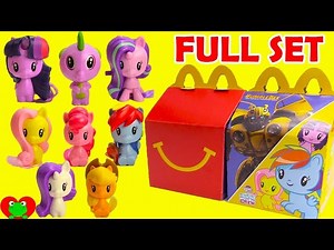 2018 My Little Pony McDonald's Happy Meal Toys Full Set - Videos For Kids