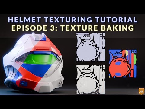 Blender Normal Baking Tutorial | Helmet Tutorial | Episode 3