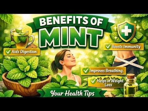 Benefits of Mint | Amazing Health Benefits of Mint Leaves | Your Health Tips