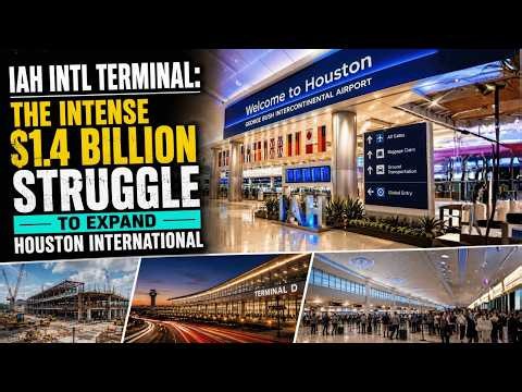 IAH INTL TERMINAL: The Intense $1.4 Billion Struggle To Expand Houston International