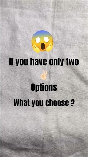Select One option 😳😣#trend #shorts #youtubeshorts #art #new #greatarts07 #2025