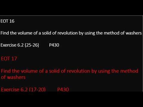 How to find the volume of a solid | Disk Method | Washer Method | Grade 12 Advanced Mathematics |HSM