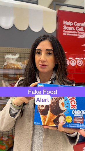 FAKE ice cream 🍦❌ Drumsticks are actually called a “frozen dessert cone” not ice cream....why? Because it doesn’t surpass the minimum amount of containing more than 10% of milk fat 😷 Instead, it’s packed with a long list of ingredients like stabilizers, gums and oils. Share this with a friend that loves this ice cream ASAP #healthyicecream #drumstickicecream #healthyalternatives #healthyalternative #healthyswaps #healthysweets #healthydessert #ingredientsmatter #toxicingredients | Karin Adoni 