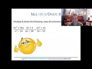 Math 30-2 - Lesson 1.4 - multiplying and dividing rational functions