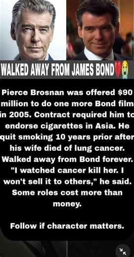 WALKED AWAY FROM JAMES BOND💔😭