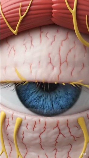 Explore the amazing anatomy of the human eye in this realistic 3D animation #3danimation #heart