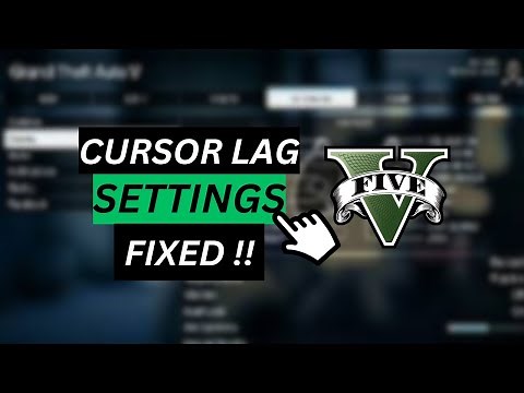 How to fix cursor lag issue in GTA 5 || fix mouse stuck at map || GTA 5 || TUTORIAL !!