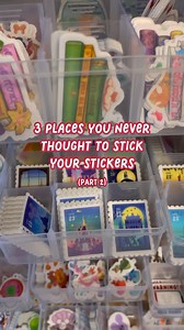 People usually put stickers on bottles, laptops, phones, or tablets, but we’ve definitely seen some other unique places!!! Where do you stick your stickers?! | Wish Upon Magic