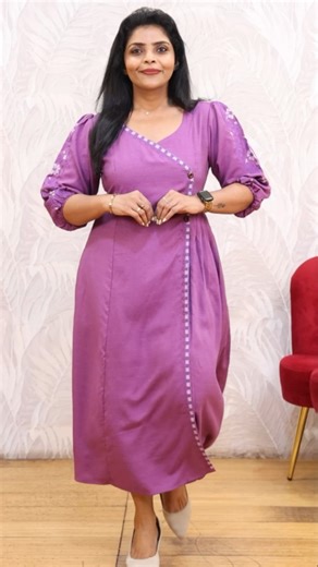 Lollipopz Boutique on Instagram: "Yeame Embroidered Wrap Dress Product Code - 12138 CLICK TO BUY - https://www.lollipopzboutique.com/Home/product_detail/MTU3ODIz/Yeame_Embroidered_Wrap_Dress_12138 Fabric :Imported Fabric Style :A-Line Features :No Lining Elasticated Sleeves 2 Side Pockets Show Buttons Side Cross Stitch Embroidery Size: M - 2XL Product will be dispatched After 20 working days. Price: 1199.00 NO WHATSAPP SUPPORT!! NO WHATSAPP SALE!!"