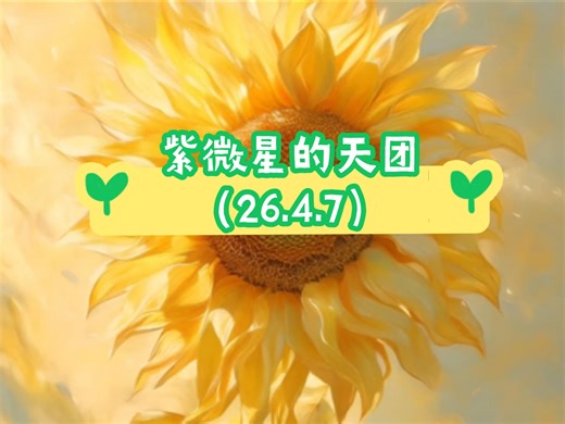 吃瓜｜肖申克测玄幻故事，紫微星的天团（26.4.7）