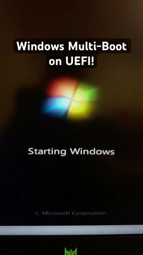 Windows Multi-Boot! #windowsxp #windows7 #windows10 #windows11