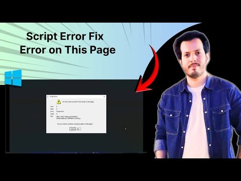 How To Fix Script Error: An Error Has Occurred In The Script On This Page in Windows | Step By Step