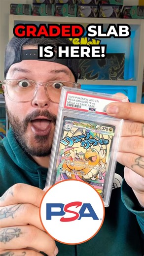 PSA Grade Revealed! Mega Dragonite Pokemon Card