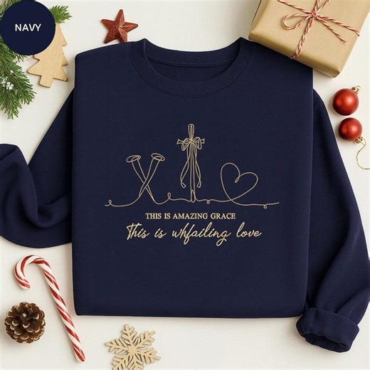 Grace Embroidery Design, Christian Easter, Multiple Sizes (digital Download - Etsy