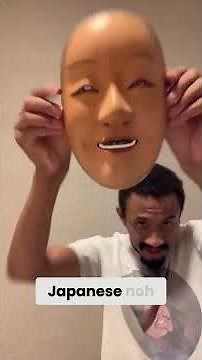 Ancient Japanese Noh Masks: 700 Years of Art & Emotion! #shorts