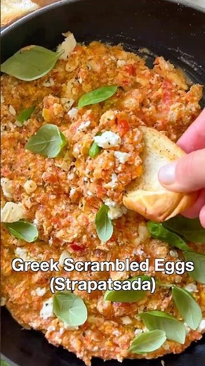 Strapatsada Greek Scrambled Eggs