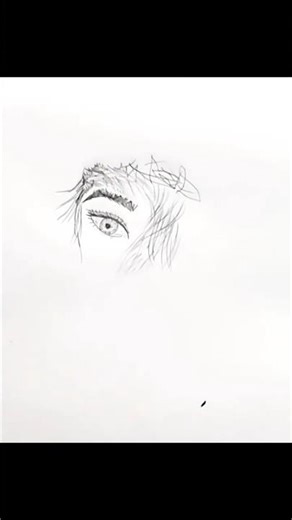 One Eye Portrait #drawing #pencilportrsit #art #d2draw #sketch #pencil2d