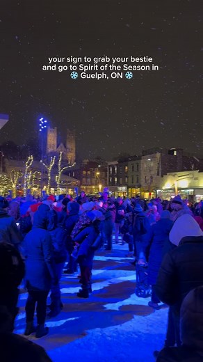 Free admission December 5-7 & 12-14 in Guelph! 🎄 The first two weekends of December ❄️ Spirit of the Season Guelph! ❄️ Guelph Christmas market, santa parade, tree lighting, fire circuses, winter princesses, and more. Free admission to all events 🎟️ WEEKEND 1: Dec 5-7th 🎄 Tree Lighting at City Hall (Friday) 🎅 Guelph Community Santa Parade & Santa Run (Saturday) ❄️ Outdoor & Indoor Christmas Market (3 days) WEEKEND 2: Dec 12-14th ❄️ Outdoor & Indoor Christmas Market (3 days) 🔥 Fire Circus (Sa