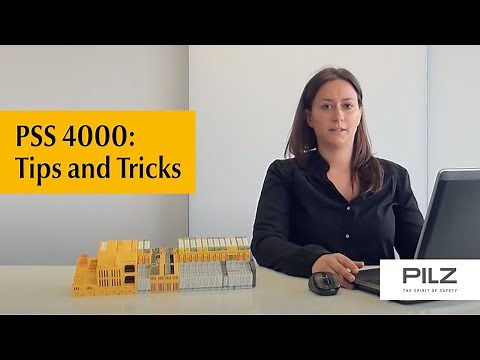 PSS 4000 Tutorial: Tips and Tricks for Easier Work with PAS4000 | Pilz